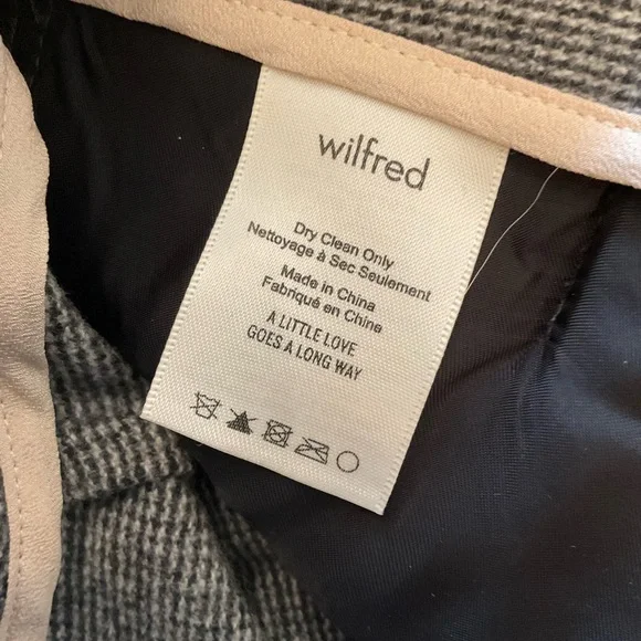 💕🩶 Aritzia Wilfred Chambery Wool Cashmere Crop Pants Gray 6 Minimalist Classic - Picture 6 of 11